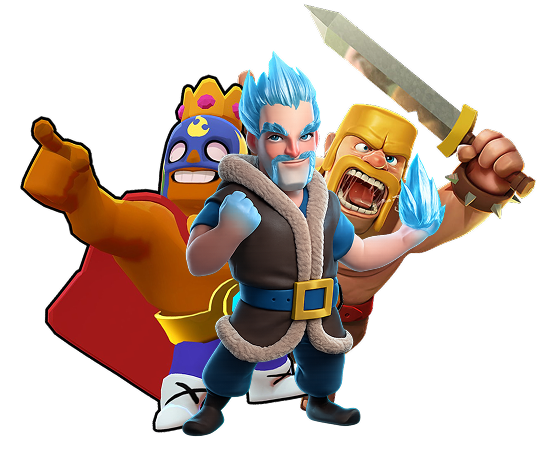 Premium Supercell accounts for Clash of Clans, Clash Royale and Brawl Stars